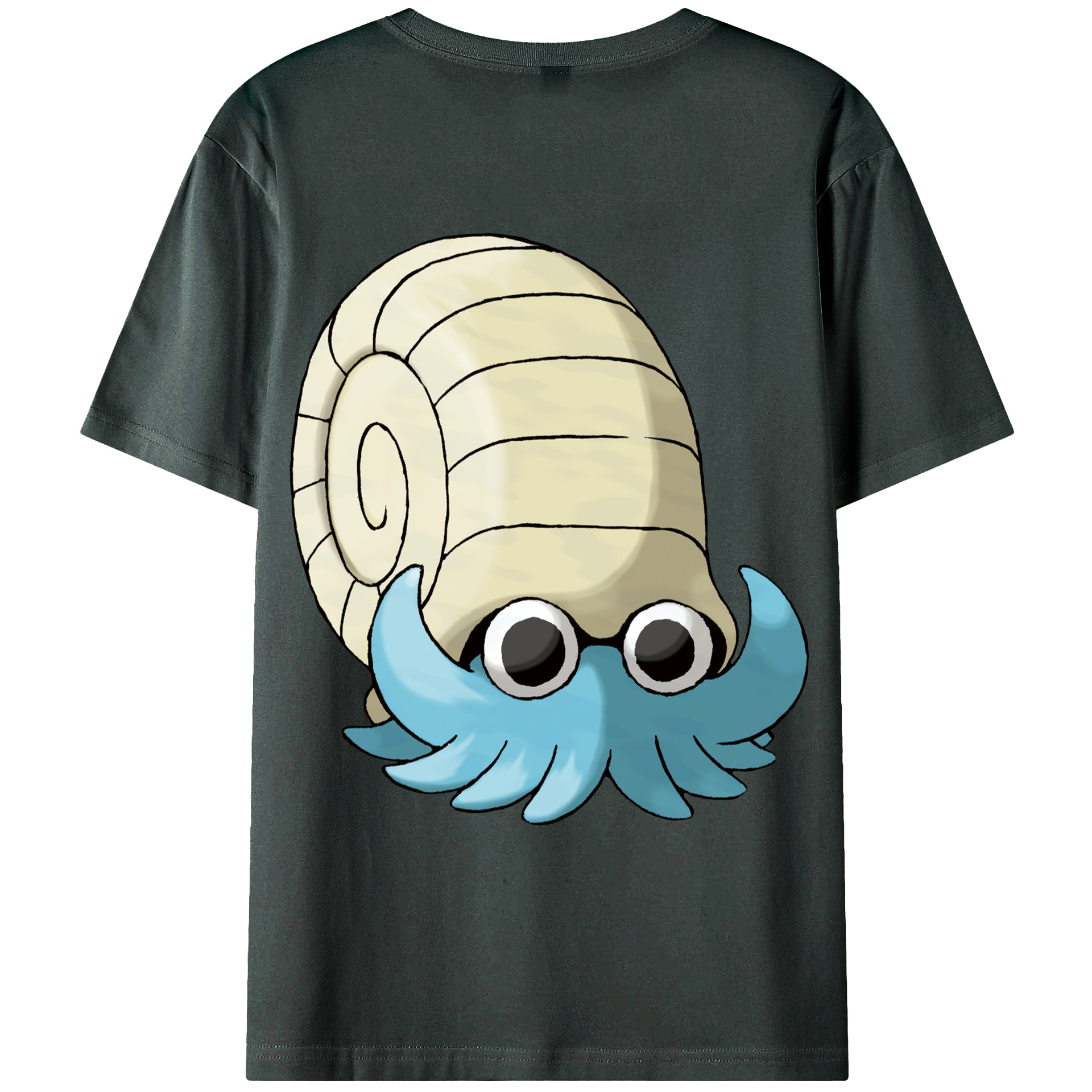 （画像用） ポケットモンスター Pokémon 綿100％ メンズ半袖Tシャツ（バックプリント） 通気性